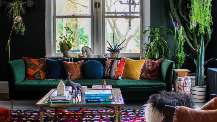 Bohemian living room example