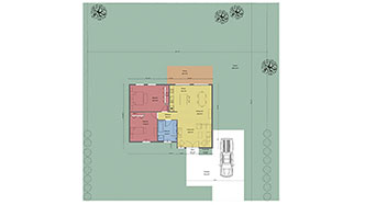 Landscape Plan with Gardens