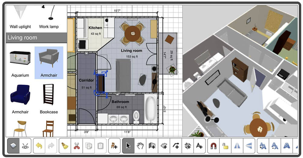 Aplikacja Sweet home 3D