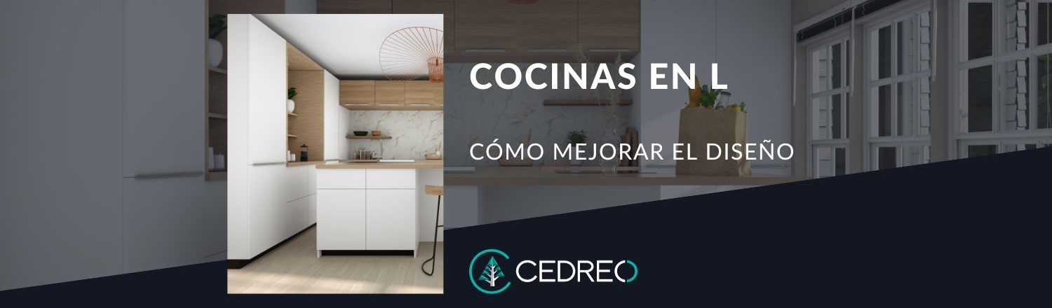 disenos de cocina en forma de L articulo de blog de Cedreo