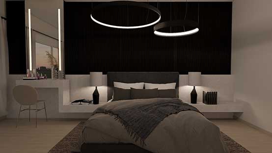 3D rendering - mood lighting