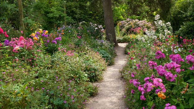 English garden path example