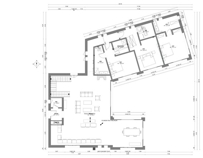 Plan 2D projet de Caroline Auger