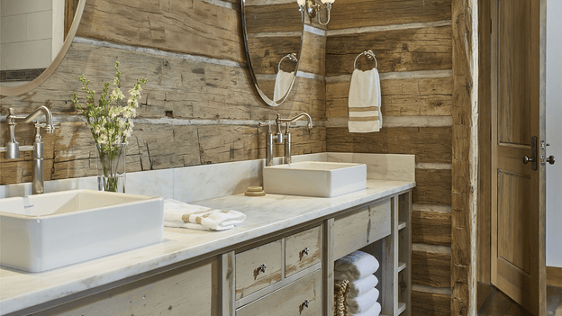 rustic bathroom example