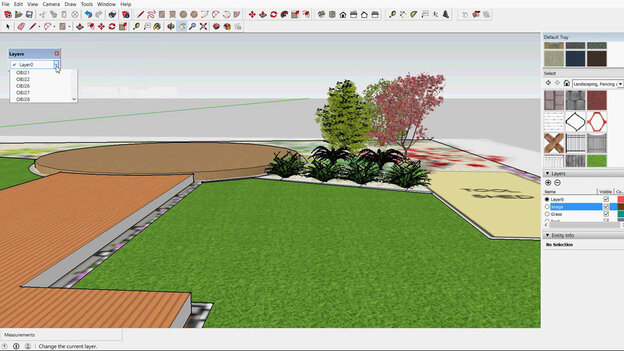 sketchup landscape design