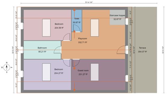 1st floor barndominium floor plan