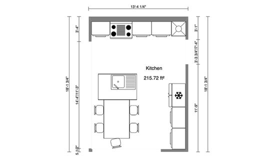 Mit Cedreo erstelltes 2D Grundriss