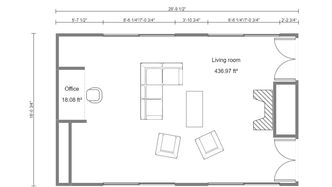 home office floor plan