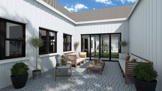 Paver Patio Design designed with Cedreo