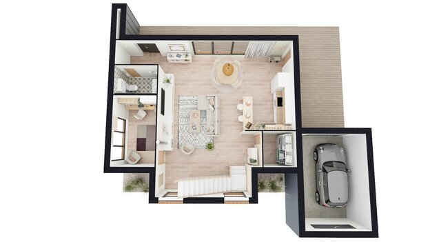 Personalize 3D floor plans