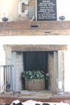 How to stage a fireplace for spring and summer